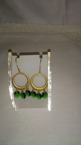 Green x 3 Earrings